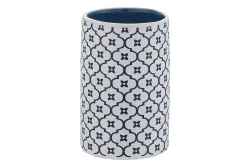 Diaqua - Mundspülbecher Grenada weiss/blau, One Size, Multicolor