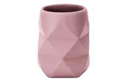 Kleine Wolke Zahnputzbecher Crackle Rouge | 10 × 8 × 8 cm
