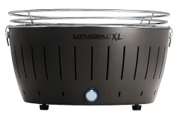 Lotusgrill XL Holzkohlegrill Anthrazit | ⌀ 43.5 × 43.5 cm