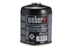 Weber Gas-Kartusche Gas Kartusche – Weber Holzkohle/Briketts/Grill Anzünder – steel grey
