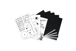Rayher Transferpapier mit Vorlagen Lifestyle | A4 | 5 Stück