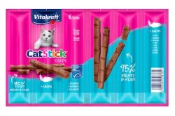 Vitakraft Cat Katzensnack Stick Lachs MSC 6 Stück