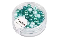 Rayher Rocailles-Mix mit Grossloch | ⌀ 5.5 mm | 80 Stück