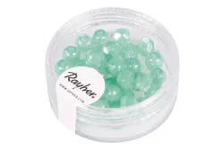 Rayher Glas-Schliffperle | 6 mm | 50 Stück