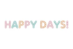 Rayher Washi Tape Happy Days | 15 mm × 10 m