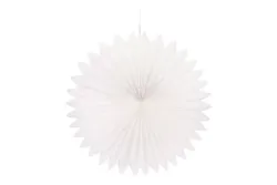 Rayher Papier-Rosette Weiss | ⌀ 40 cm
