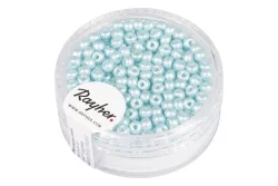 Rayher Rocailles Zartblau | 3 mm | 200 Stück