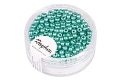 Rayher Rocailles Mintgrün | 3 mm | 200 Stück