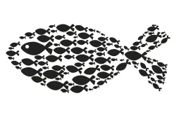Rayher Holz-Stempel Fisch | 4 × 9 cm
