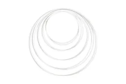 Metallringe sortiert, 2x 10cm,12cm,15cm,18cm,20cm, Box 10Stück