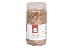 Nature Glimmer Flakes fein, Eco friendly, 0,1-3mm, Dose 370ml