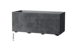 Deroma Pflanzkasten Millenium 59 x 25 x 25 cm Anthrazit