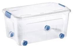 Tontarelli Combi BOX mit Klickdeckel und Rädern | 43 l