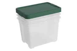 Curver R-Box Aufbewahrungsbox S 3er Set | 37,8x26,4x34,8 cm | 17 l