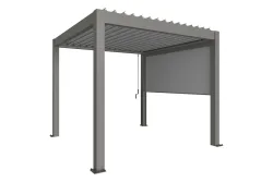 Biohort Sonnenschutzrollo für Pergola | Gr. 4m Quarzgrau