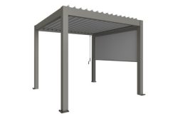 Biohort Sonnenschutzrollo für Pergola | Gr. 4m Quarzgrau