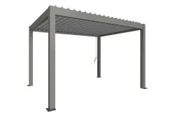Biohort Pergola Gr. 4 x 3 Quarzgrau/Silber