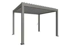 Biohort Pergola Gr. 3,5 x 3 Quarzgrau/Silber