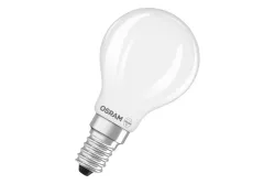 LED Tropfen P40 3,4W 827 matt E14 ww 2X