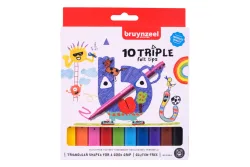Bruynzeel Filzstifte Triple Set 10