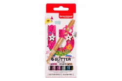 Bruynzeel Glitzer-Fasermln Pastel 6