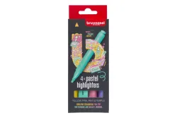 Bruynzeel Textmarker Pastel 4