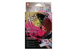 Koi Water Color Sketchbox metallic 24