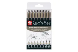 Pigma Micron Set 8 Grau
