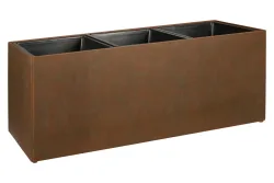 Jardin Royal Pflanzkiste Göteborg | 91 x 31 x H 37 cm | Rost