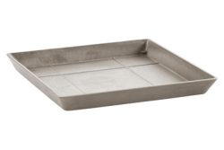 Ecopots Unterteller Taupe | Quadrat | ⌀ 28 cm