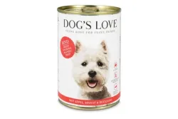 Dog's Love Rind Apfel + Spinat 400g