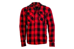 Racer Kevlar Shirt Spring Schw-Rot XXL
