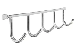 Hettich Hakenleiste Budget Typ 3 | Stahl | Chrom | 350 mm