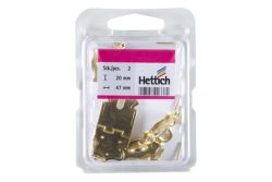 Hettich Schatullenüberfalle vermessingt