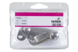 Hettich Überwurfriegel Edelstahl