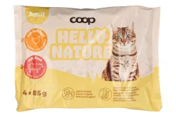 Hello Nature Cat Geflügel Rind 4x85g