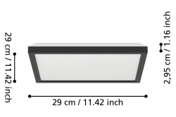 Led-Rgb/Cct-Dl 290X290 SW 'Rovito-Z'