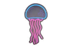 Neon Light Qualle