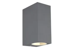mutoni - Aussenleuchte Veronika Aluminium Druckguss anthrazit 2xGU10, One Size, Multicolor