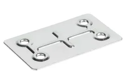 Hettich Verbindungsblech | Stahl | Edelstahl | 66 mm