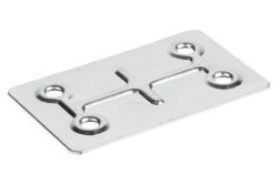 Hettich Verbindungsblech | Stahl | Edelstahl | 66 mm
