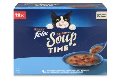 Felix Nassfutter Soup Time Fisch 12x48g