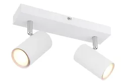 2 Spots ROBBY 26cm 35W weiss