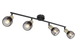 Strahler Fiastra 4er schwarz