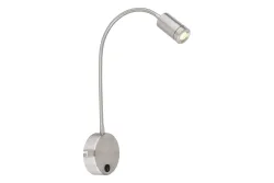 Wandleuchte Milly Nickel