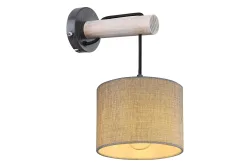 mutoni - Wandleuchte Roger Metall  matt 1xE27, One Size, Multicolor
