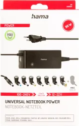 hama 00200004 Universal-Notebook-Netzteil, 12-22V/90W
