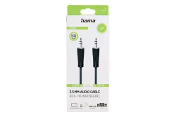 hama 00205116 Audio-Kabel, 3,5-mm-Klinken-St. - 3,5-mm-Klinken-St., Stereo, 5,0 m