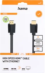 Hama -  Kabel HDMI High Speed ​​4K 18 Gbit/s 5,0 m, 5m