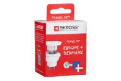 Skross 1.500214-E Reiseadapter CO W to DEN